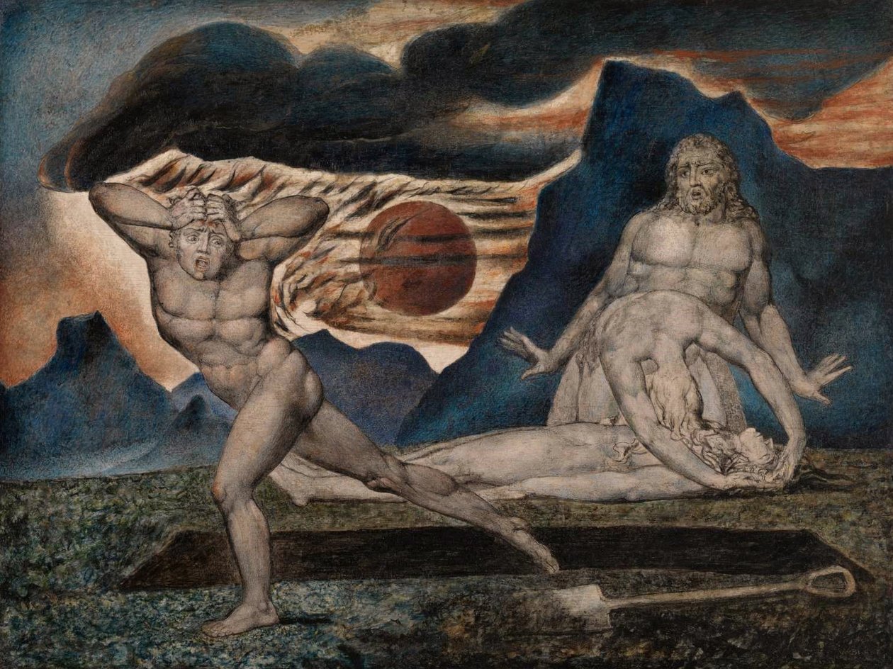 Megtalálták Ábel holttestét alkotó: William Blake