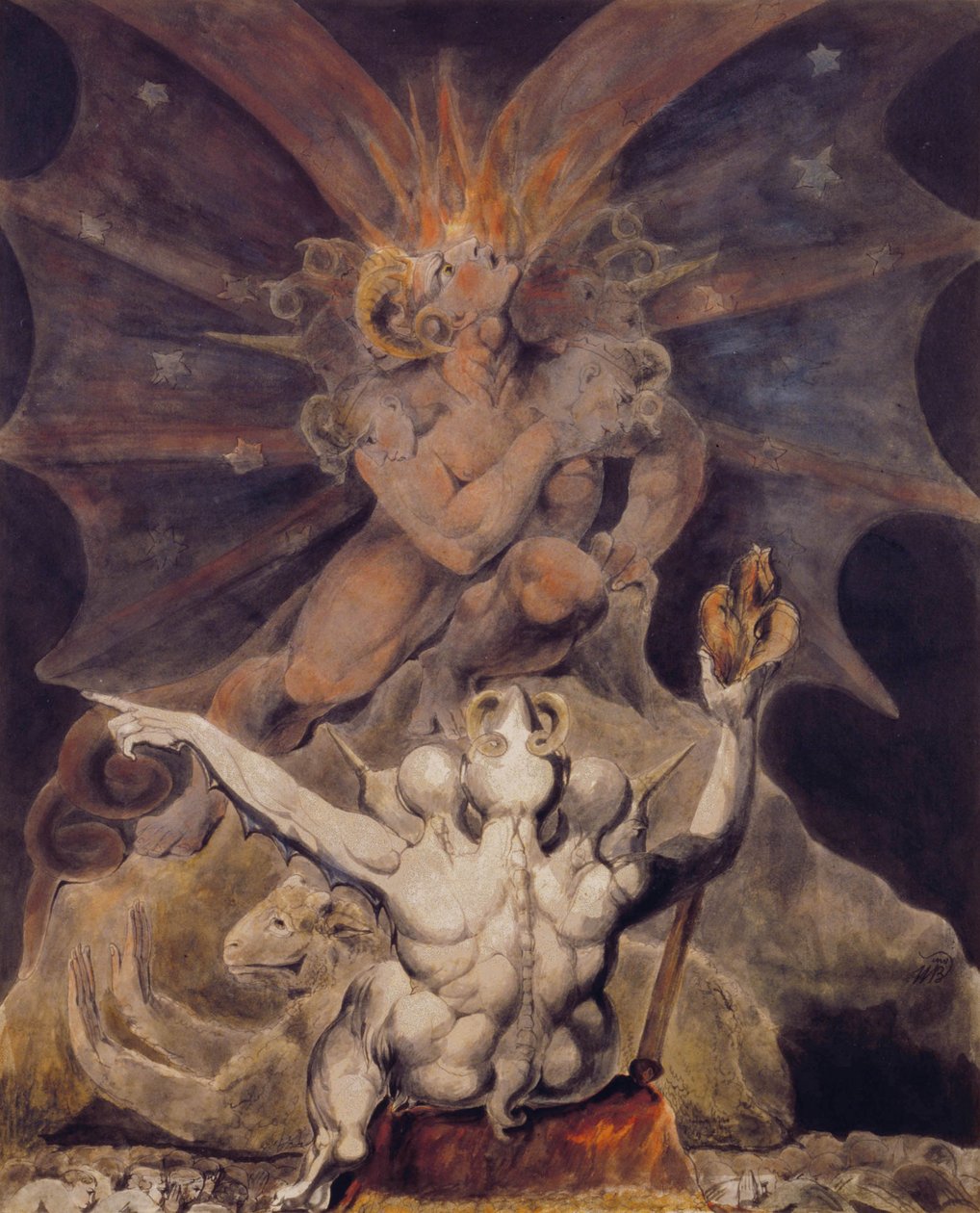 A fenevad száma 666 alkotó: William Blake