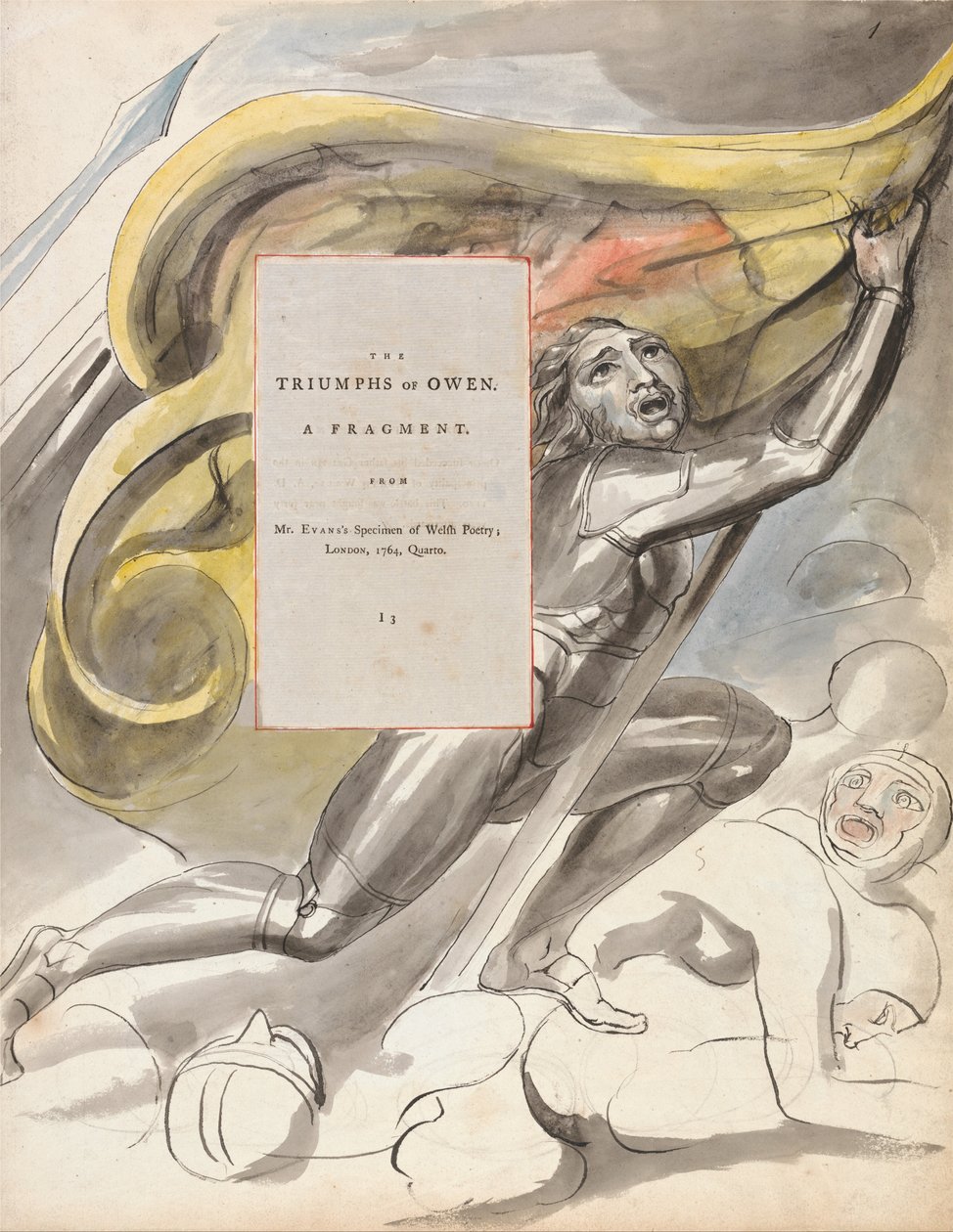 Thomas Grey versei, Design 87, Owen diadalai. alkotó: William Blake