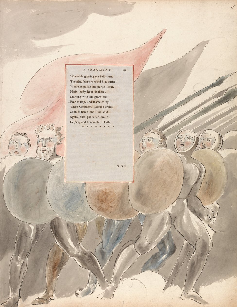 Thomas Gray versei, Design 91, alkotó: William Blake