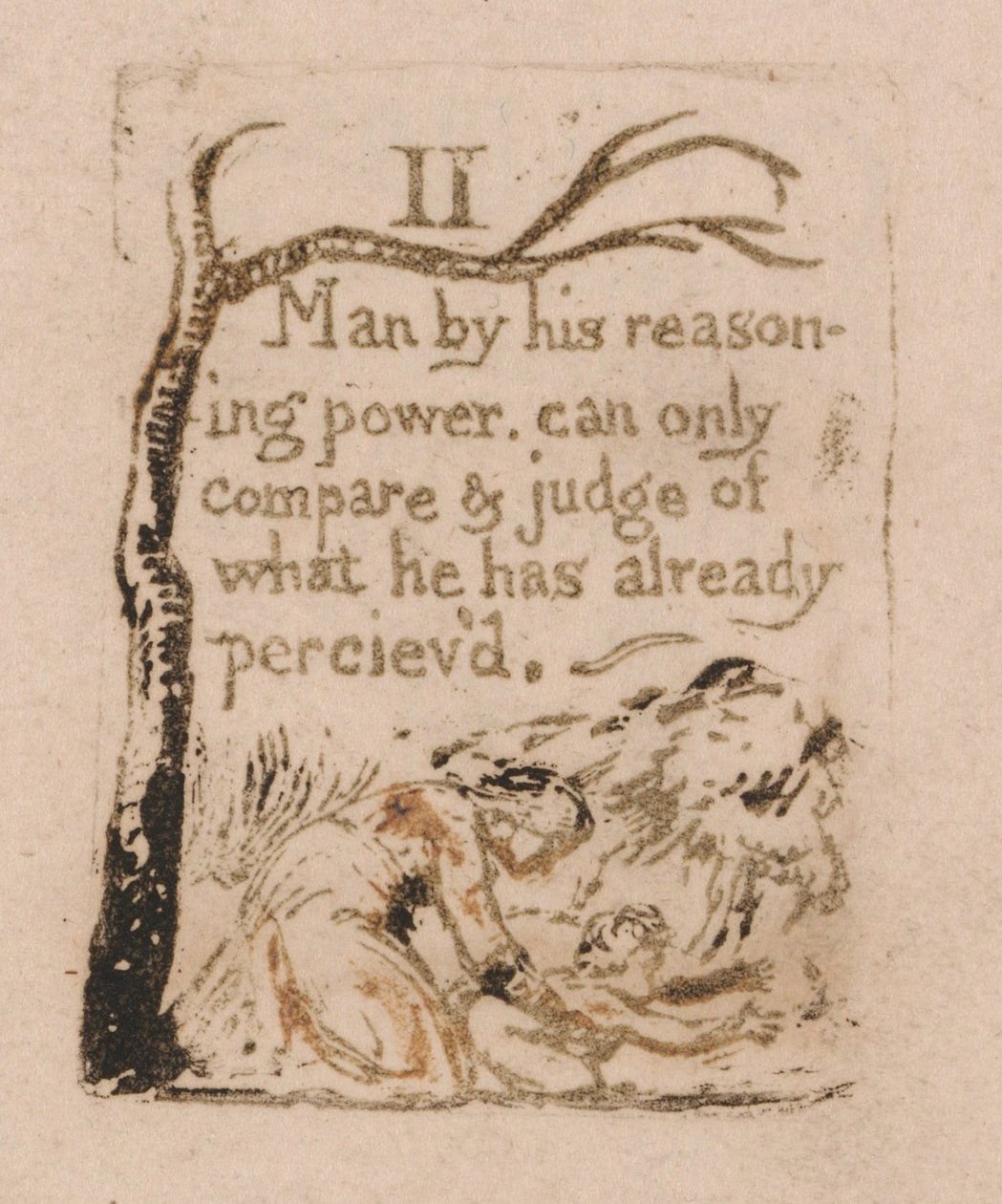 Nincs természetes vallás, 4. tábla, II. . . . (Bentley a5) alkotó: William Blake