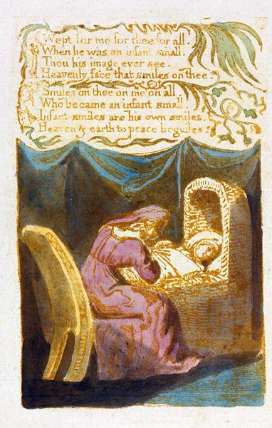 Wept for Me (folyt.) 19. lemez a Songs of Inocence-ből, 1789 (domborműves rézkarc wc-vel) alkotó: William Blake
