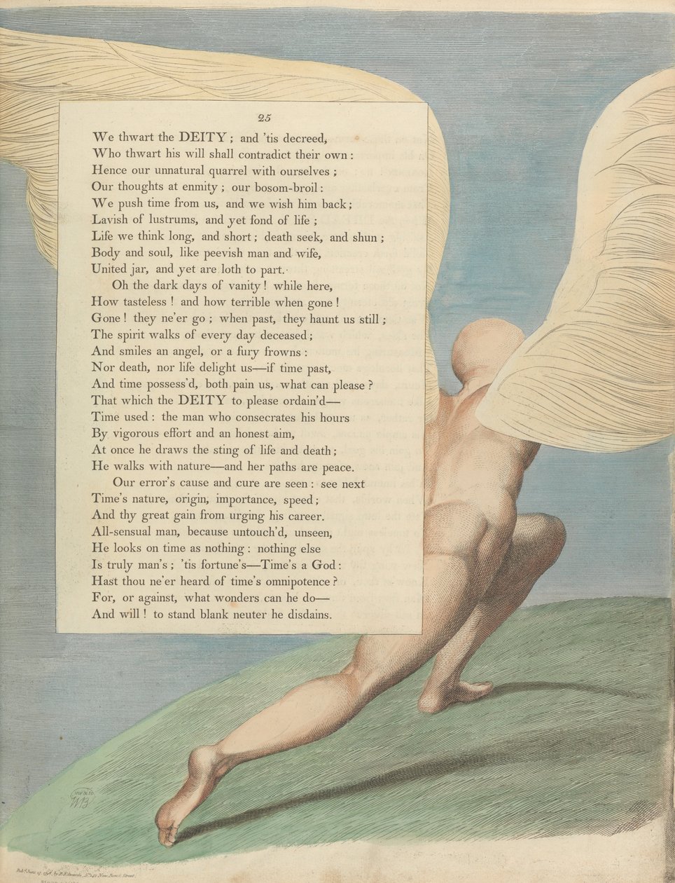Fiatalok éjszakai gondolatai, 25. oldal, alkotó: William Blake