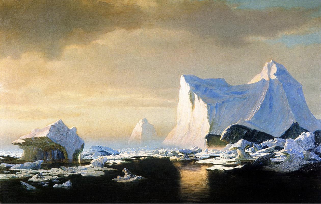 Jéghegyek, 1882 alkotó: William Bradford