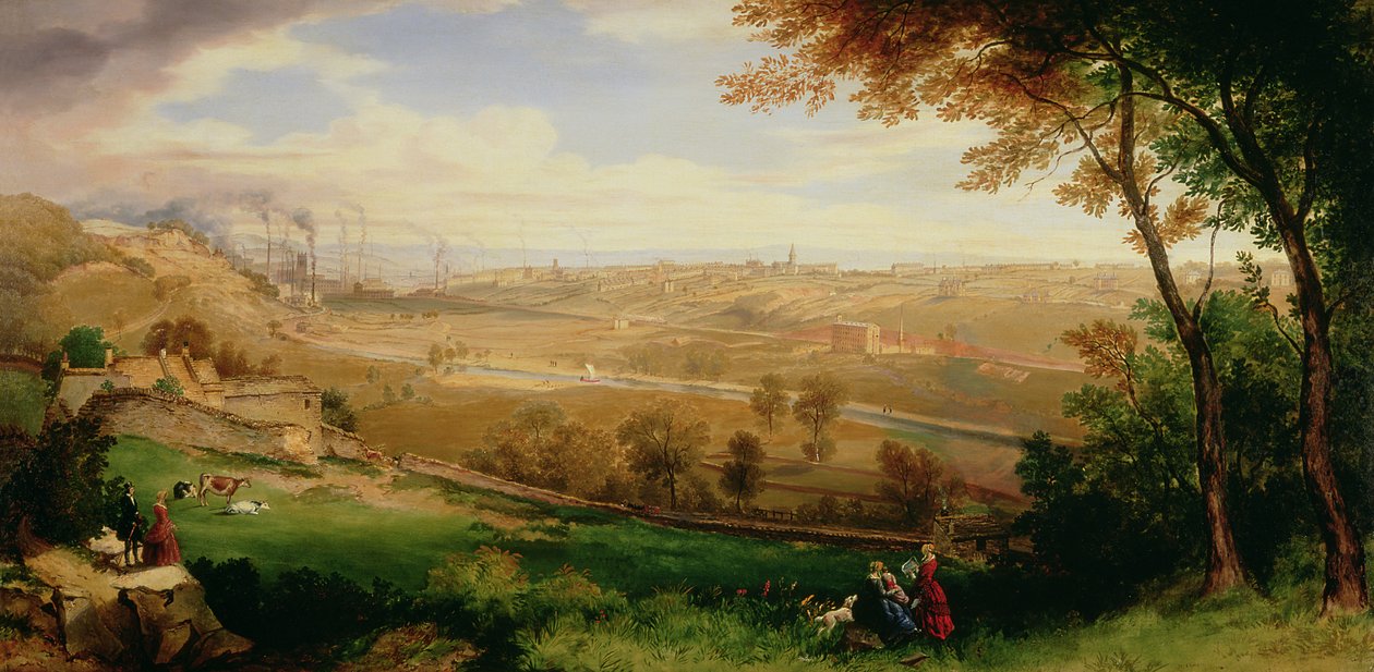 Bradford látképe, 1849 alkotó: William Cowen