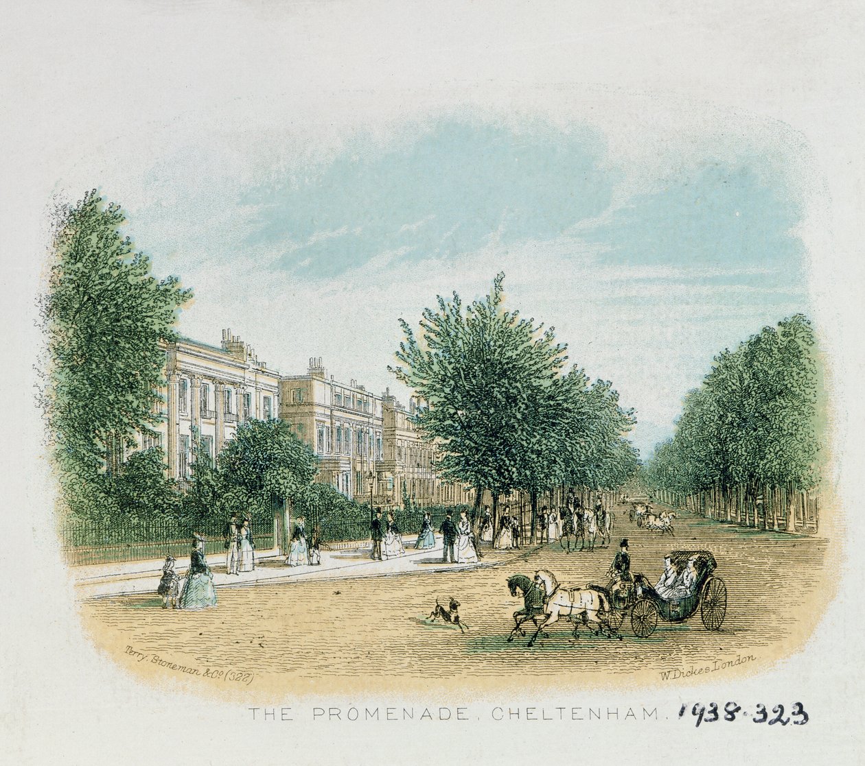 A sétány, Cheltenham alkotó: William Dickes