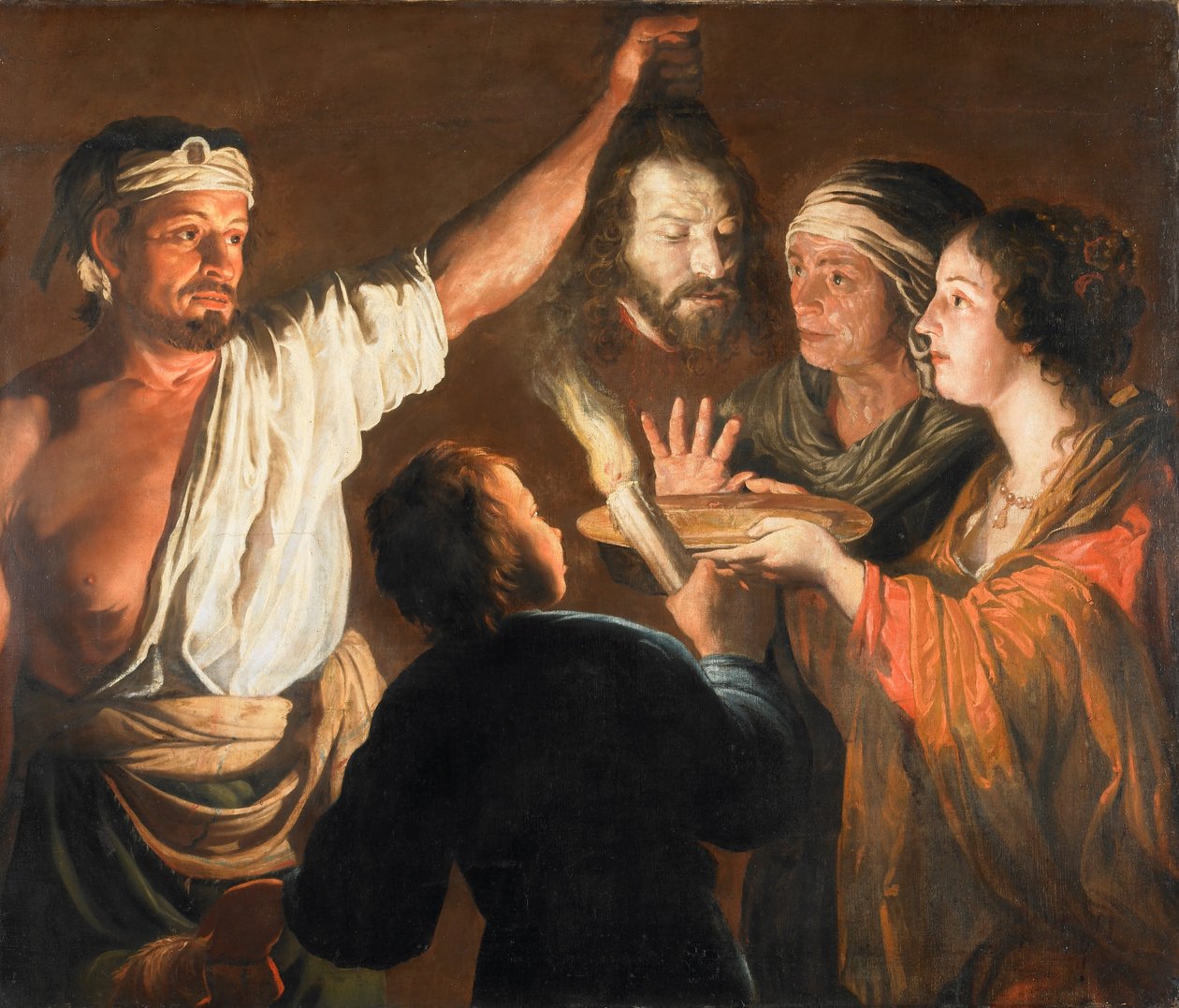 A hóhér a Keresztelő János fejével alkotó: William Dobson