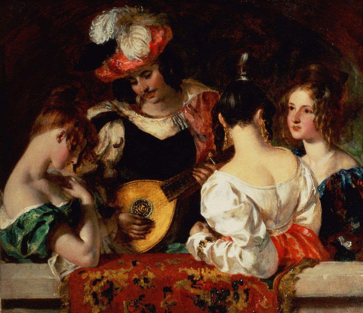 A lantos (olaj) alkotó: William Etty