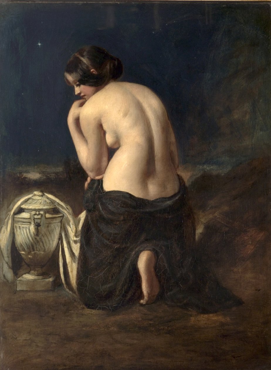 A gyászoló, 1842 alkotó: William Etty