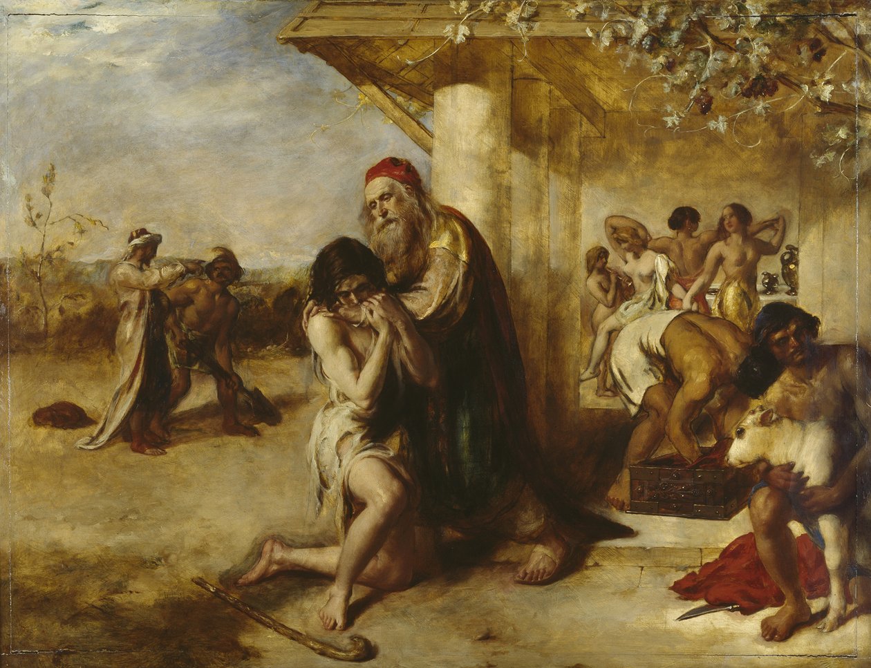 A bűnbánó tékozló fiú visszatér atyjához alkotó: William Etty