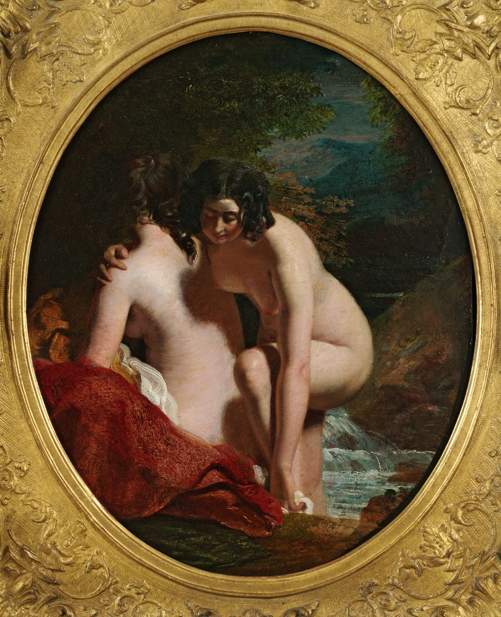 Két lány fürdik alkotó: William Etty