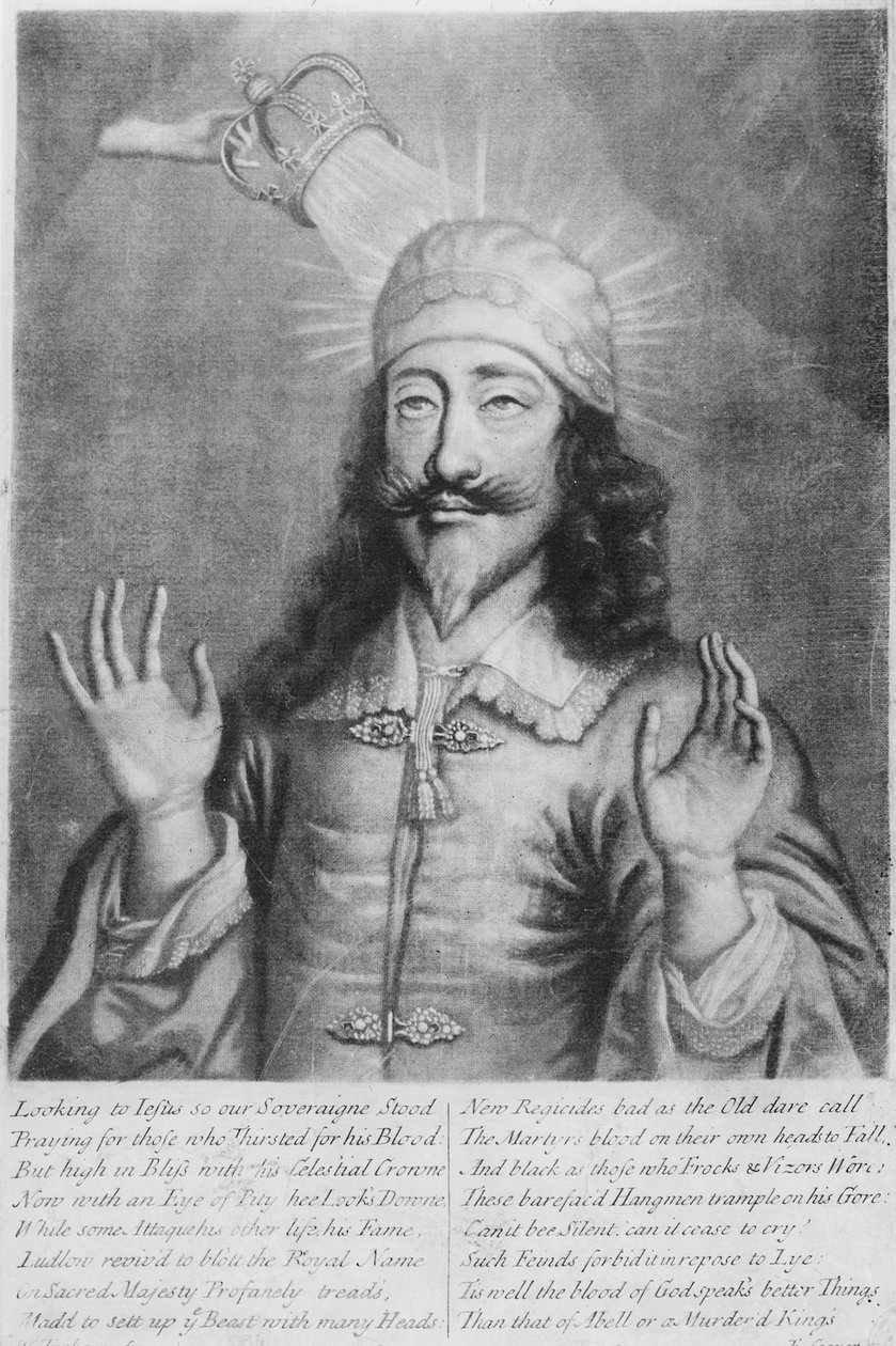 „Megveszíthetetlen a megvesztegethetetlenért”, óda I. Károlyhoz (1600-49), metszet: E. Cooper alkotó: William Faithorne