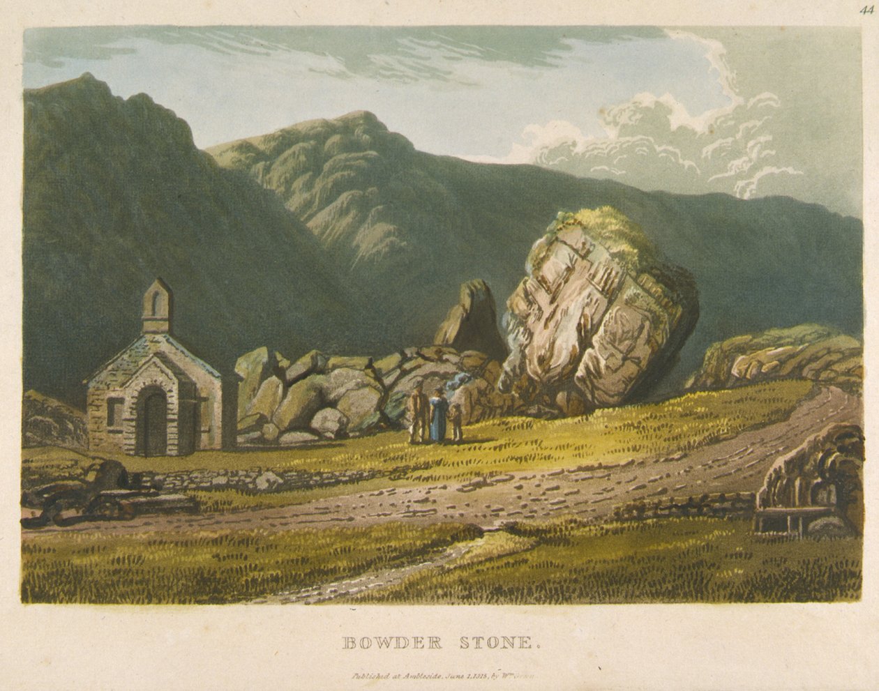 The Bowder Stone, Keswick, Cumbria alkotó: William Green