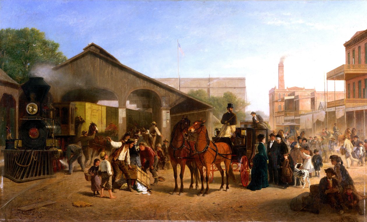 Sacramento pályaudvar alkotó: William Hahn