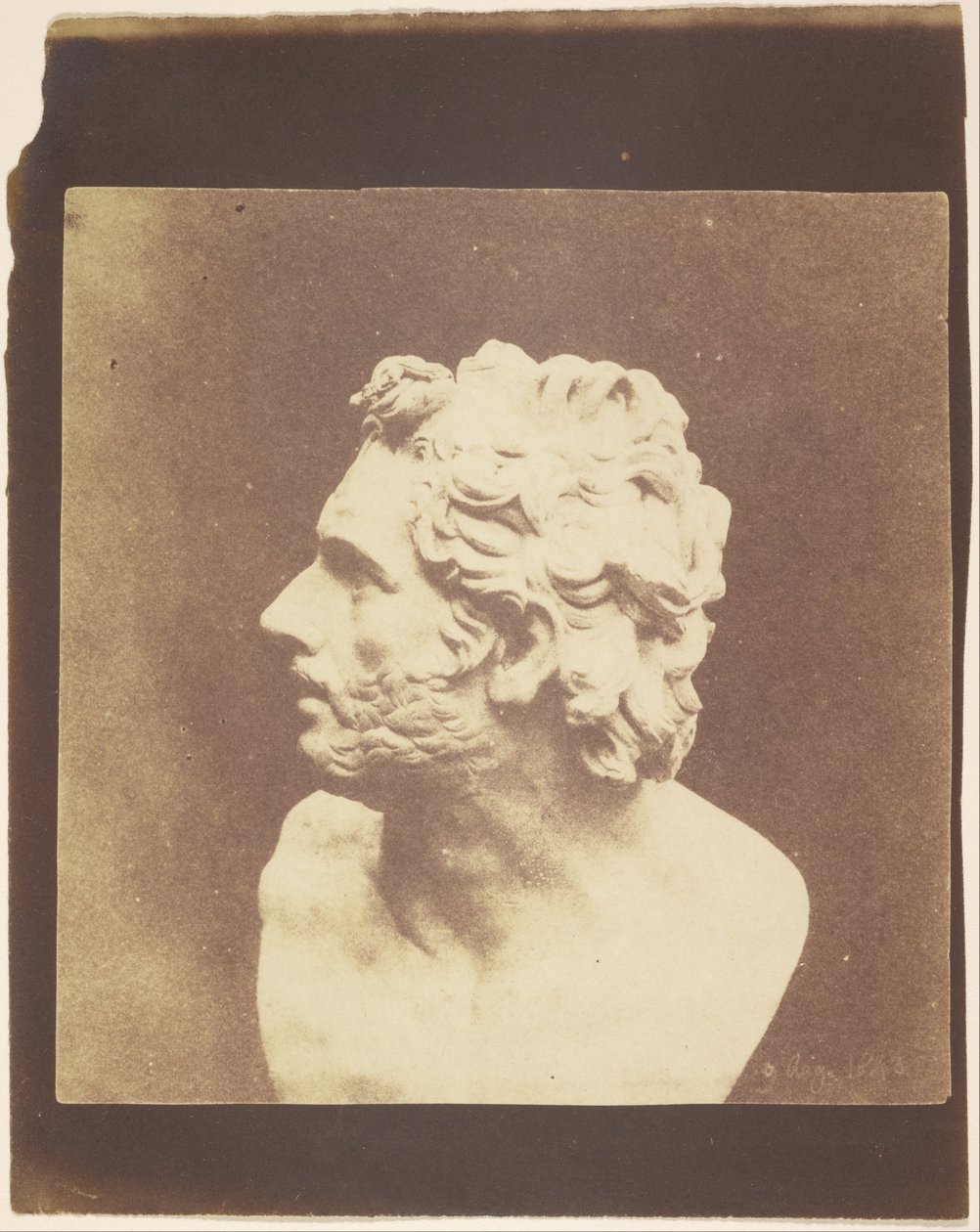 (Patroclus mellszobra) alkotó: William Henry Fox Talbot