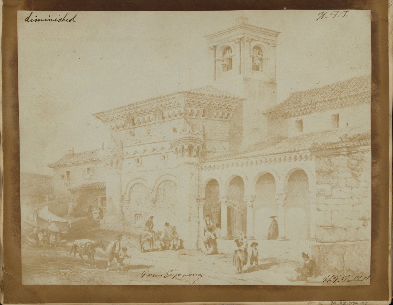 (Egy mór templom metszetének kicsinyített példánya) alkotó: William Henry Fox Talbot