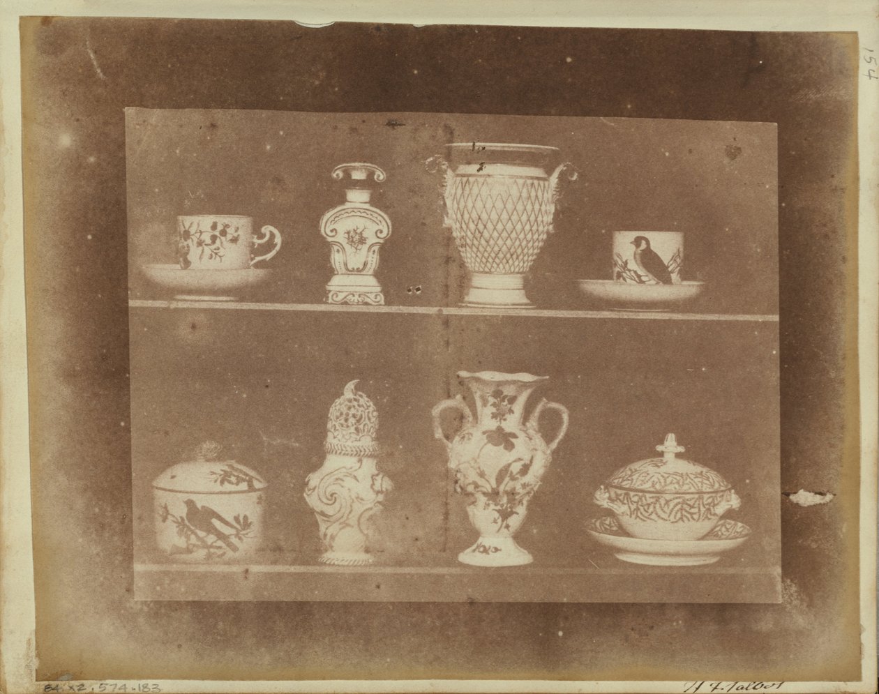 Kína cikkei. alkotó: William Henry Fox Talbot