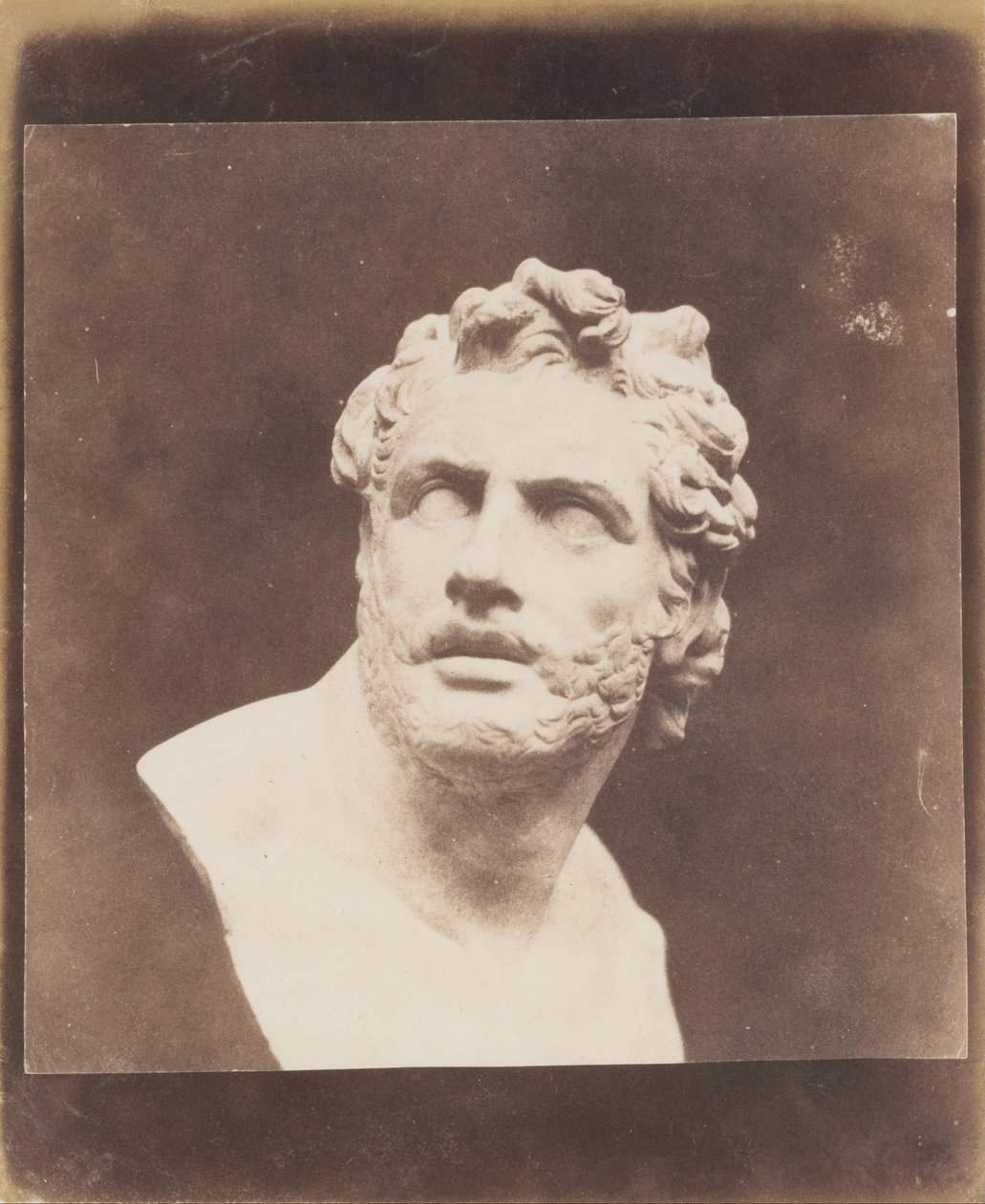Patroclus mellszobra. alkotó: William Henry Fox Talbot