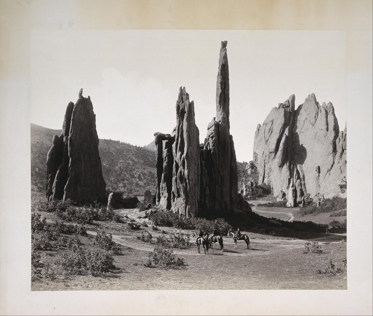 Katedrális tornyok, Istenek kertje, Colorado alkotó: William Henry Jackson
