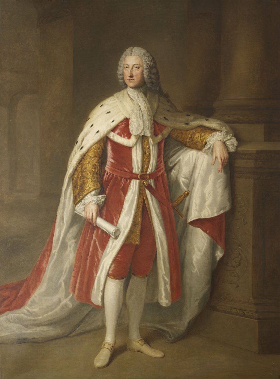 William Pitt, Chatham 1. grófjának portréja (1708-1778) alkotó: William Hoare