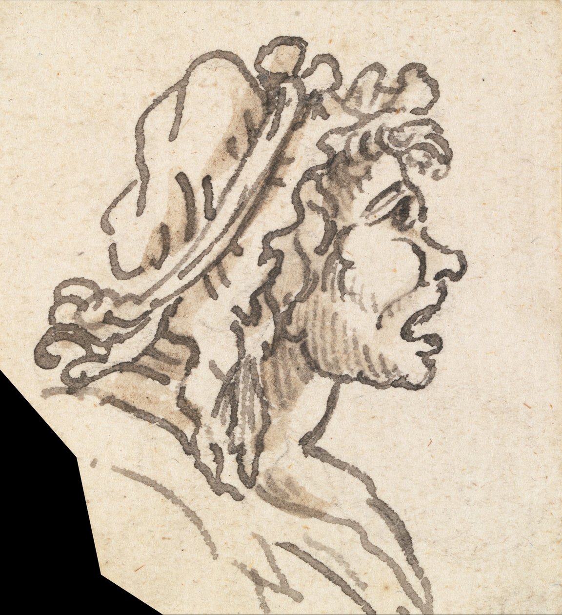 Groteszk férfi fej alkotó: William Hogarth