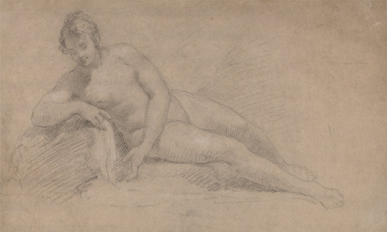 Egy női akt tanulmányozása alkotó: William Hogarth