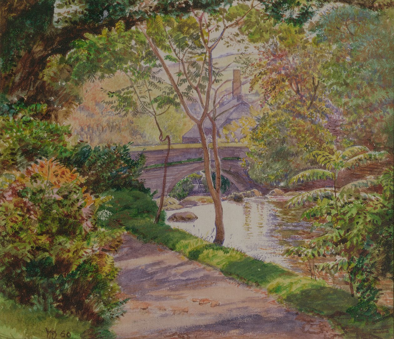 The Ivy Bridge, Devon, 1860 (wc) alkotó: William Holman Hunt
