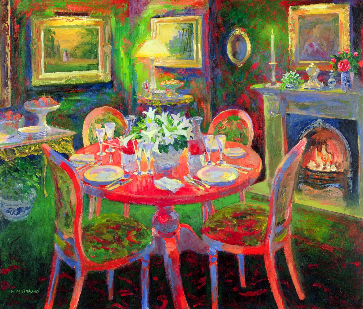Az ebédlő, 2000 körül alkotó: William Ireland