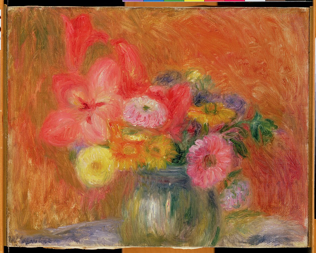 Tál virágok alkotó: William James Glackens