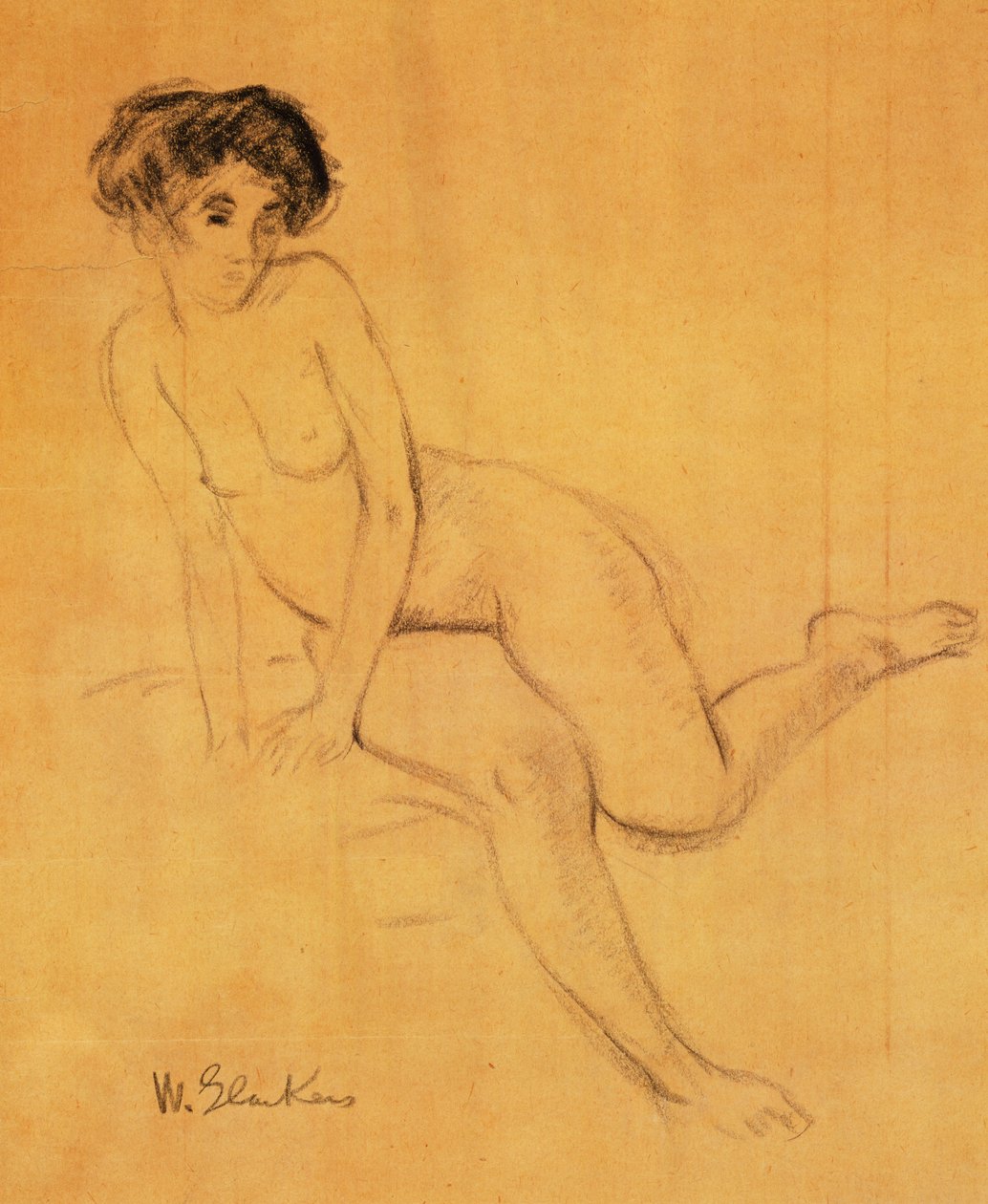 Meztelen alkotó: William James Glackens