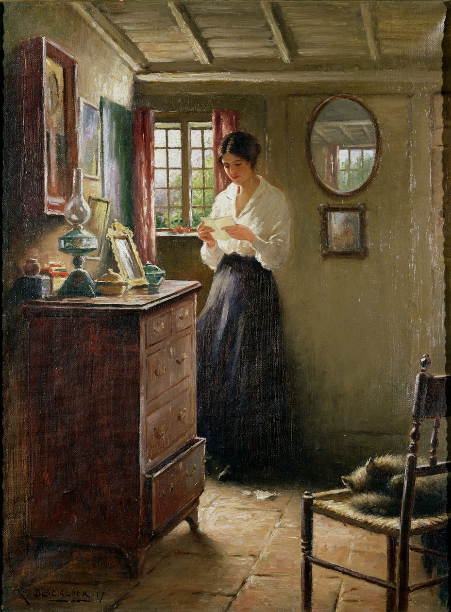 A levél, 1917 alkotó: William Kay Blacklock