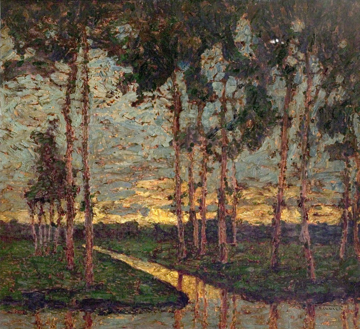 A gát, 1921 alkotó: William Kiddier