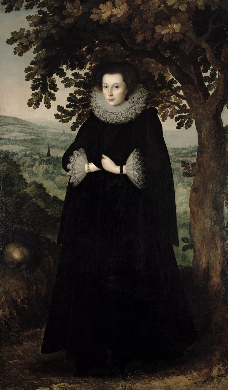 Anne Leighton, Lady St. John, 1615 körül alkotó: William Larkin