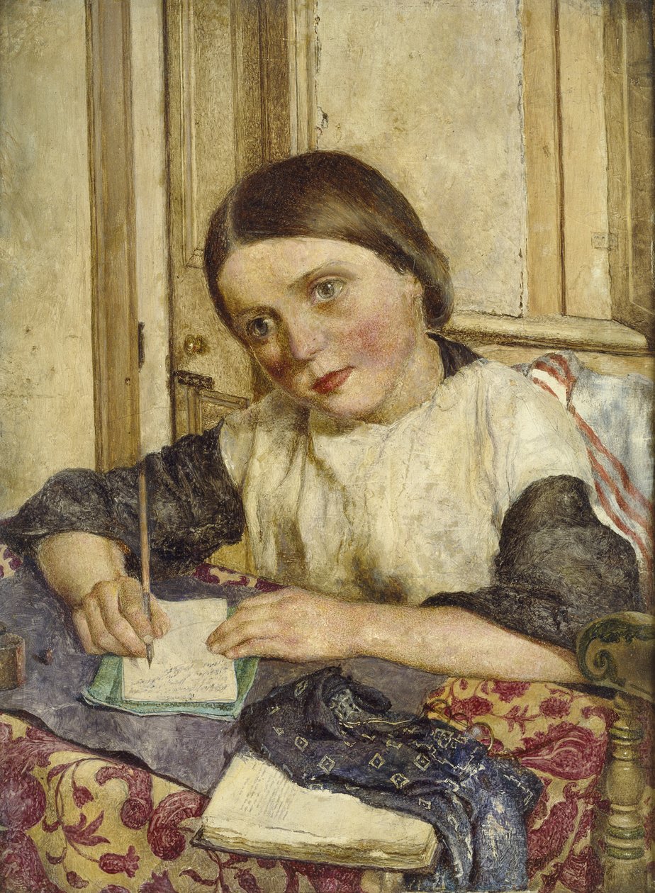 Gaslight, 1854 (olaj grafiton a panelen, rajzként szerelve) alkotó: William Lee
