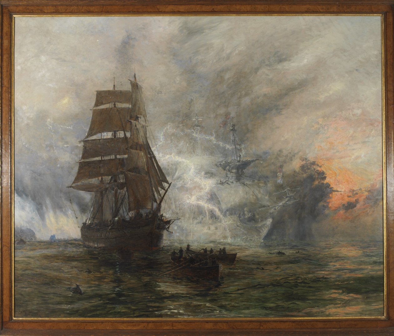 A fantomhajó alkotó: William Lionel Wyllie