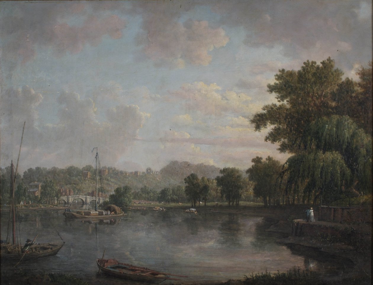 A Temze Richmondban, Surrey államban alkotó: William Marlow