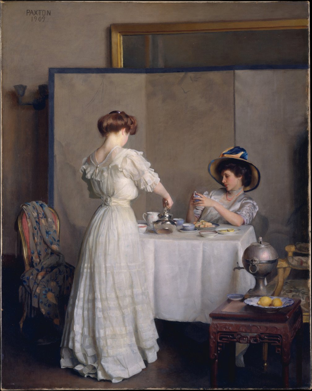 Tealevelek alkotó: William McGregor Paxton