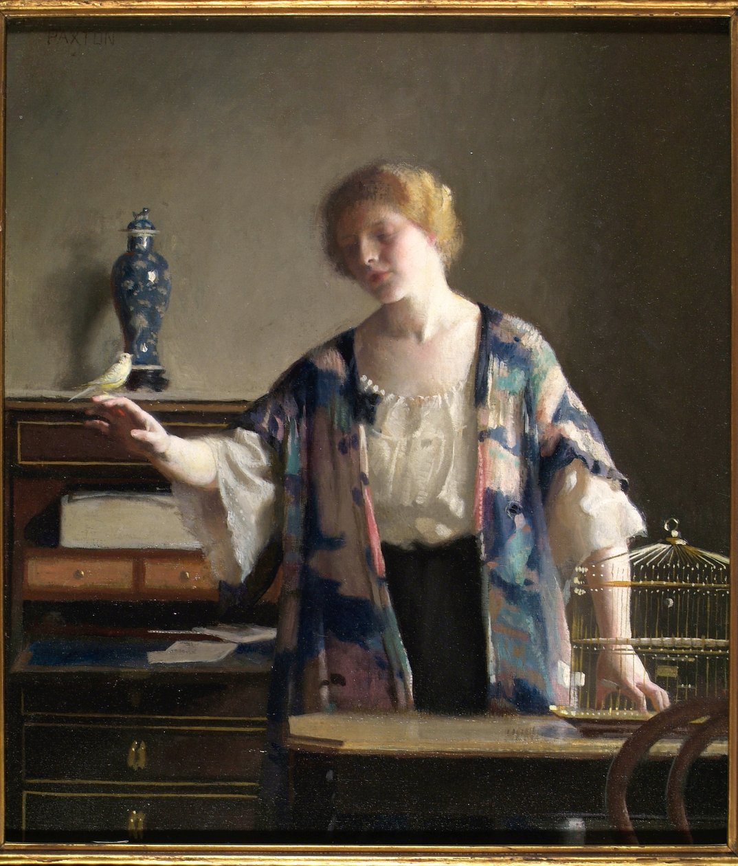 Kanári, 1913 alkotó: William McGregor Paxton