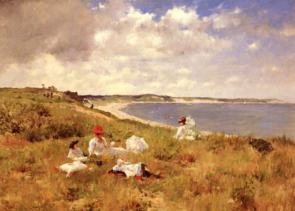 Üresjárati órák alkotó: William Merritt Chase