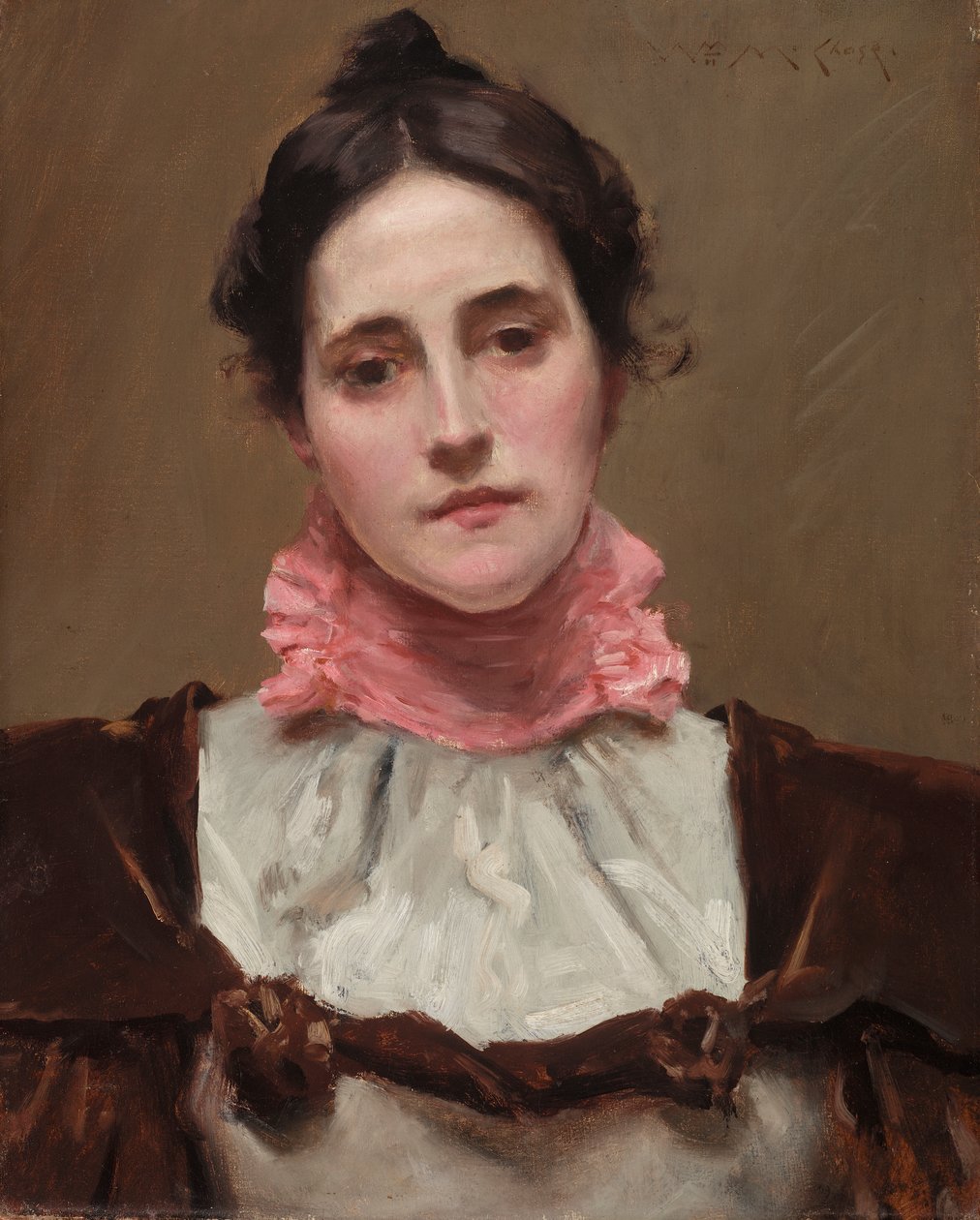 Mrs. William Merritt Chase, 1890 körül alkotó: William Merritt Chase