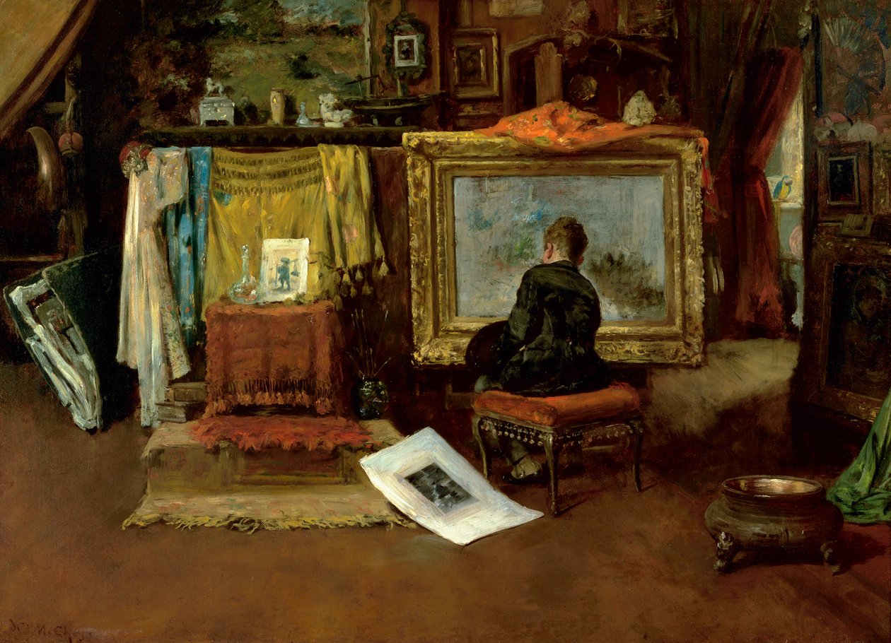 The Inner Studio, Tenth Street, 1882 alkotó: William Merritt Chase