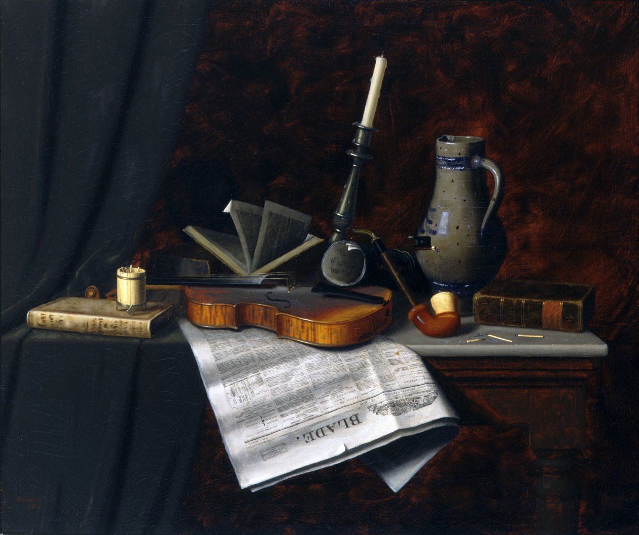 Csendélet a Toledo -pengével alkotó: William Michael Harnett