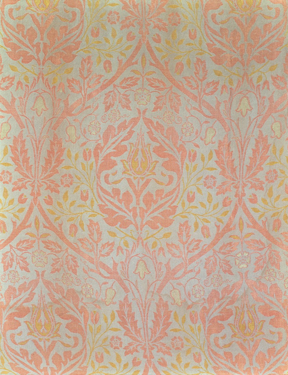 Golden Bough, tervezése 1888, gyártása 1888-1917 (szőtt selyem és lenvászon) alkotó: William Morris