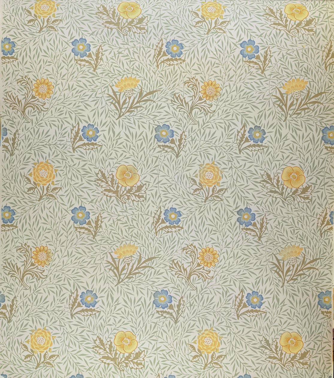„Púderezett” kivitel (textil) alkotó: William Morris