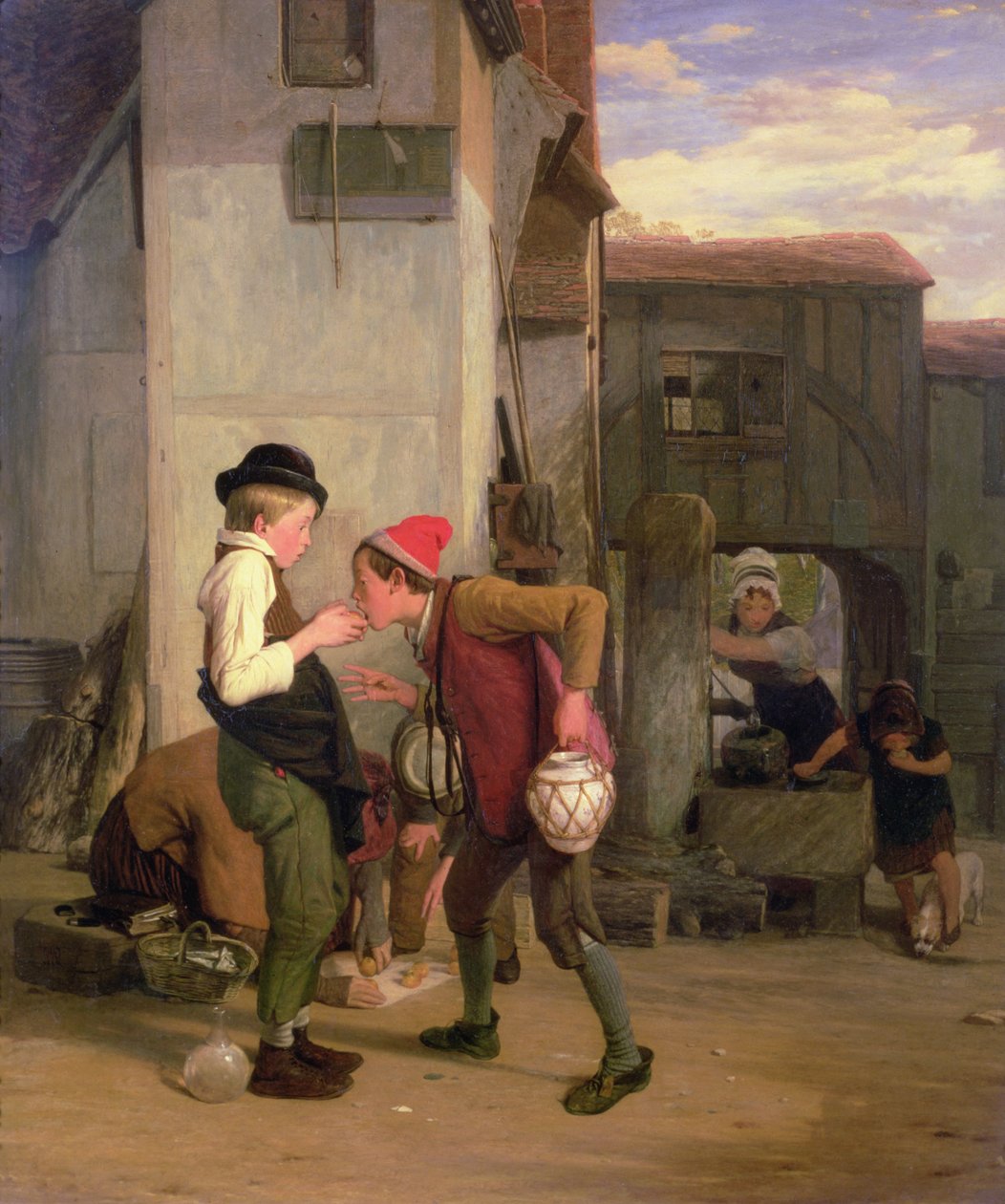 Egy falat kölcsönzése alkotó: William Mulready