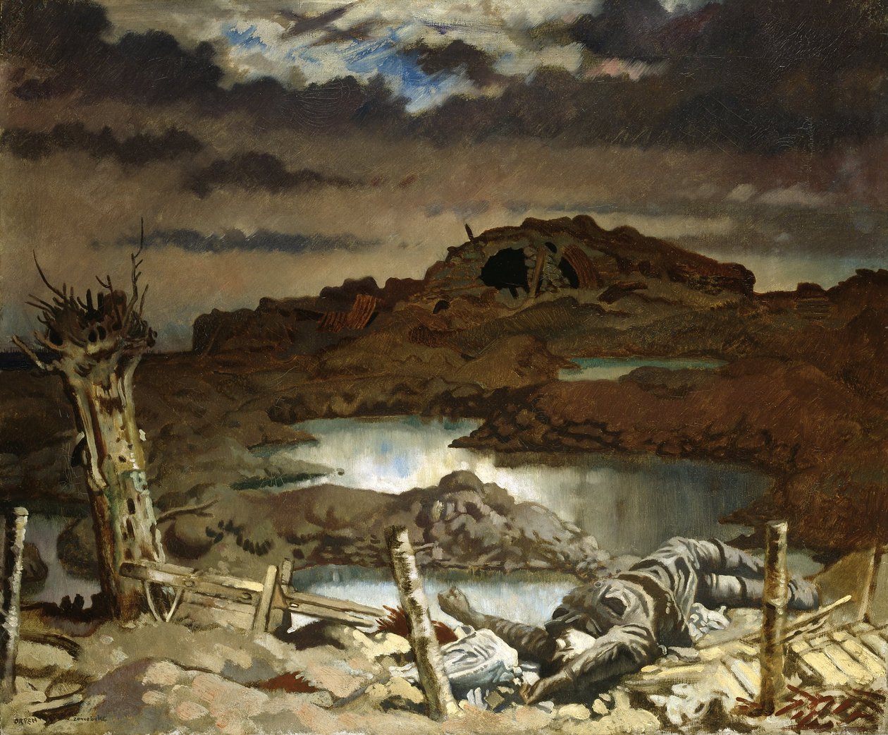 Zonnebeke alkotó: William Orpen
