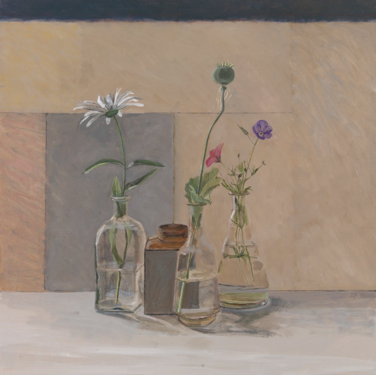 Piros fehér kék maghüvelyek, 2008 alkotó: William Packer