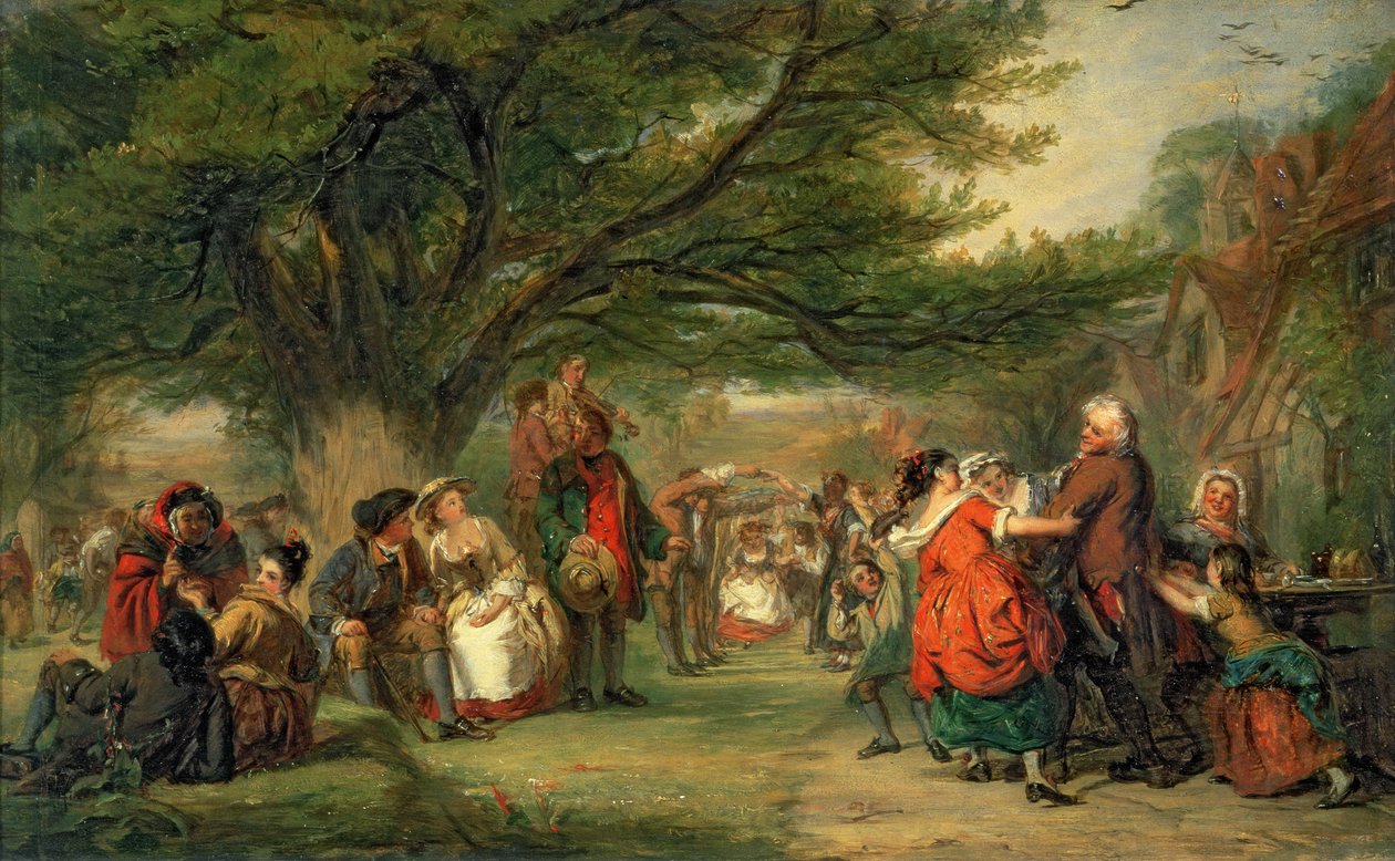 Falusi mulatság alkotó: William Powell Frith