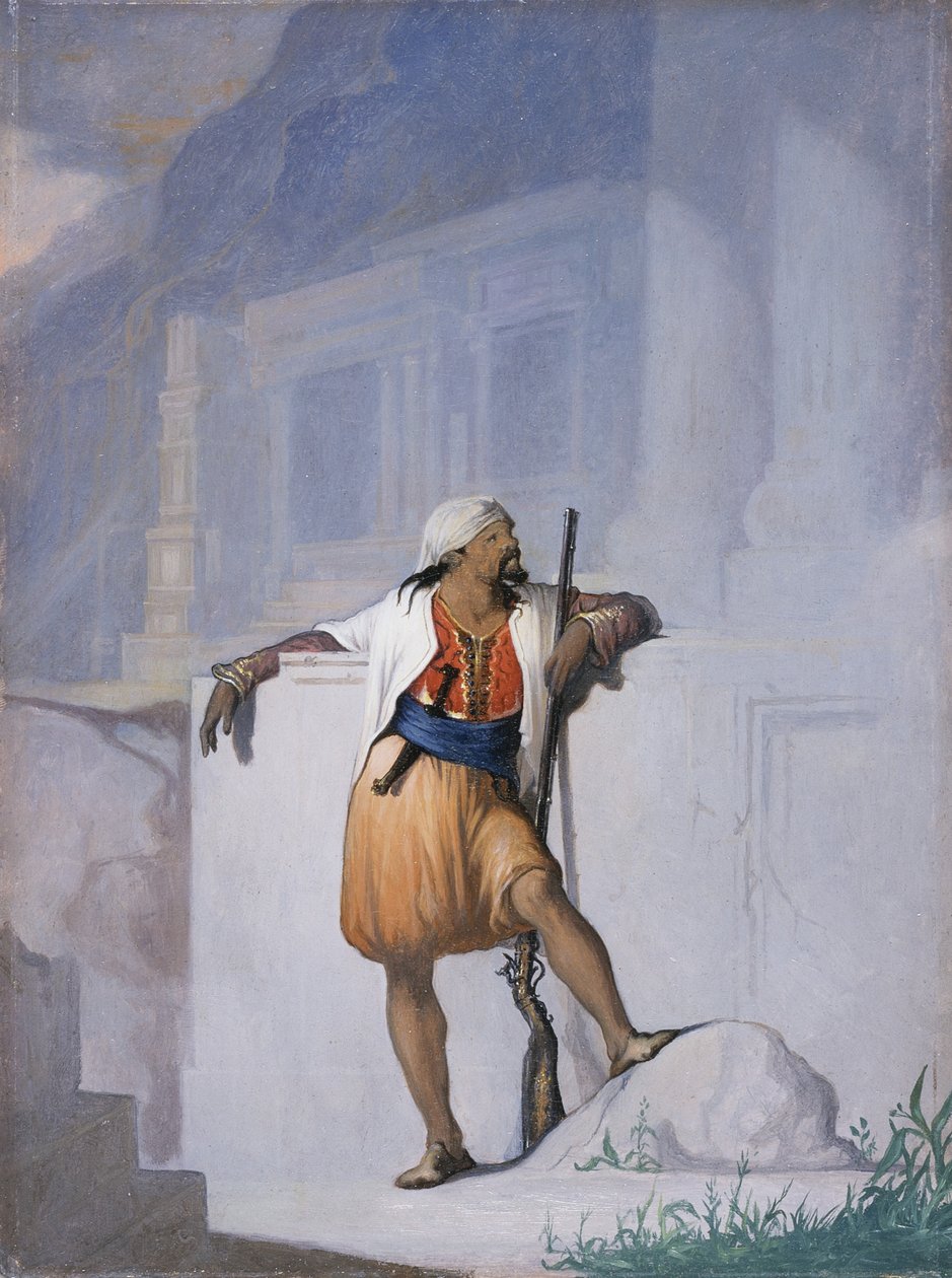 The Sentry, 1872 körül alkotó: William Rimmer