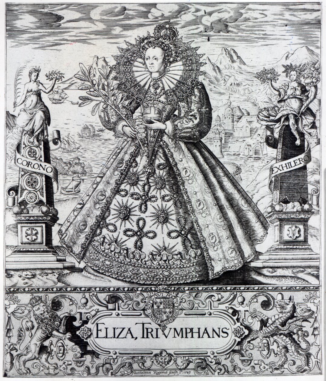 Eliza Triumphans, 1589 alkotó: William Rogers